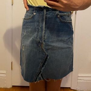 Zara denim skirt